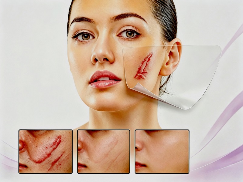 Idoneum CmallBio Silicone cicatrix Dressings pro Medicamine Surgery Vulnus Recuperatio