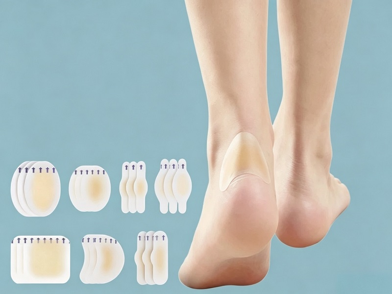 Cursor pedis Cura est: Cur calcaneum Hydrocolloideum Patches Valet Serva in Manibus